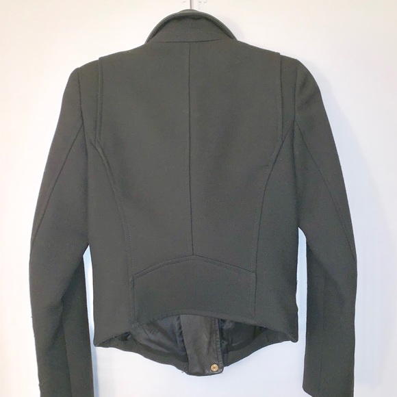 Zara mixed material moto style jacket - Picture 6 of 8